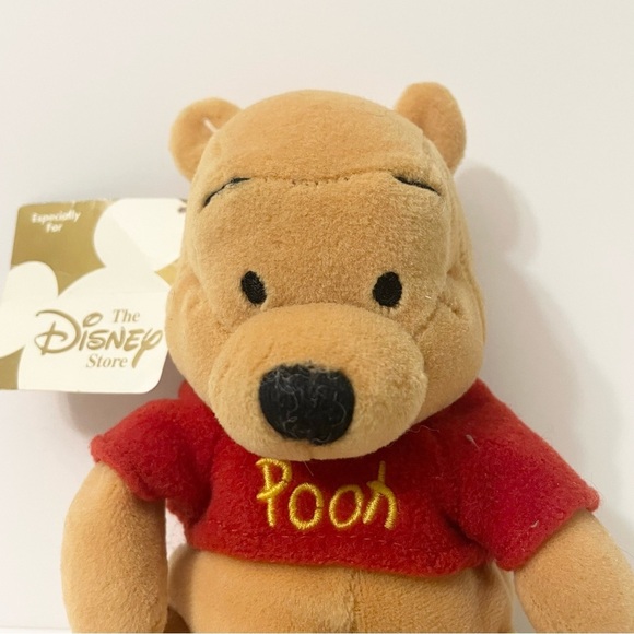 Disney Winnie the Pooh Stuffed Animal Mini Bean Bag Pooh 8” - Picture 2 of 16